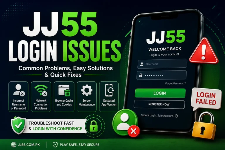 JJ55 Login Issues